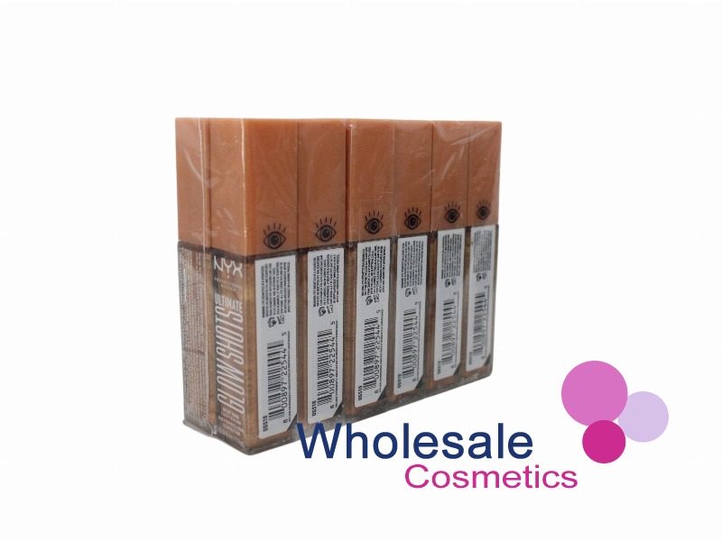 12 x NYX Professional Makeup Ultimate Glow Shots Eyeshadow - 10 WOW CACAO